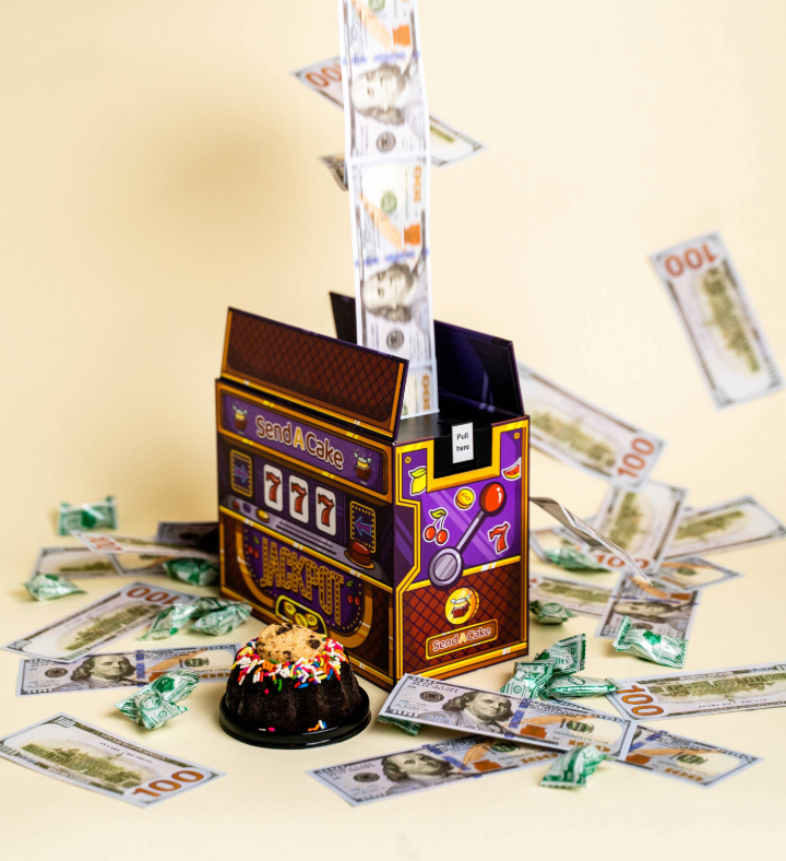 Jackpot Billionaire Gift Box W/ Cake