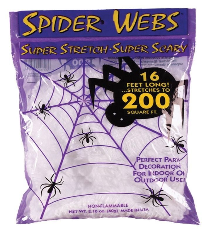 Stretchable Spider Web Halloween Decor