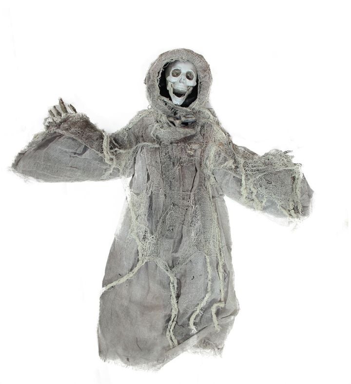 36" Touch Activated Hanging Death Reaper Halloween Decoration