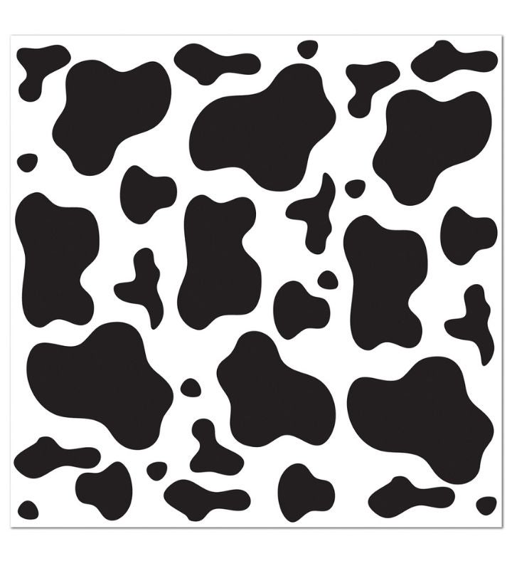 12 Pack Black & White Women's Cow Hats Halloween Costume 22"