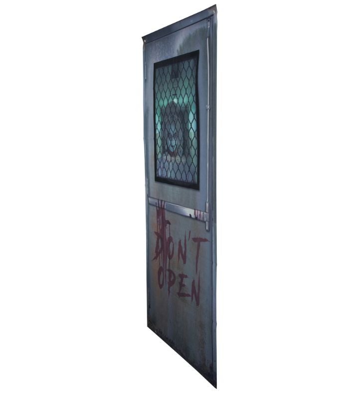 Don't Open Hospital Entryway Halloween Scary Door Decoration - 6'