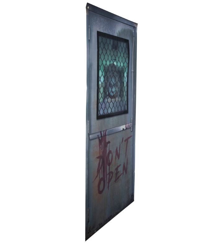 Don't Open Hospital Entryway Halloween Scary Door Decoration - 6'