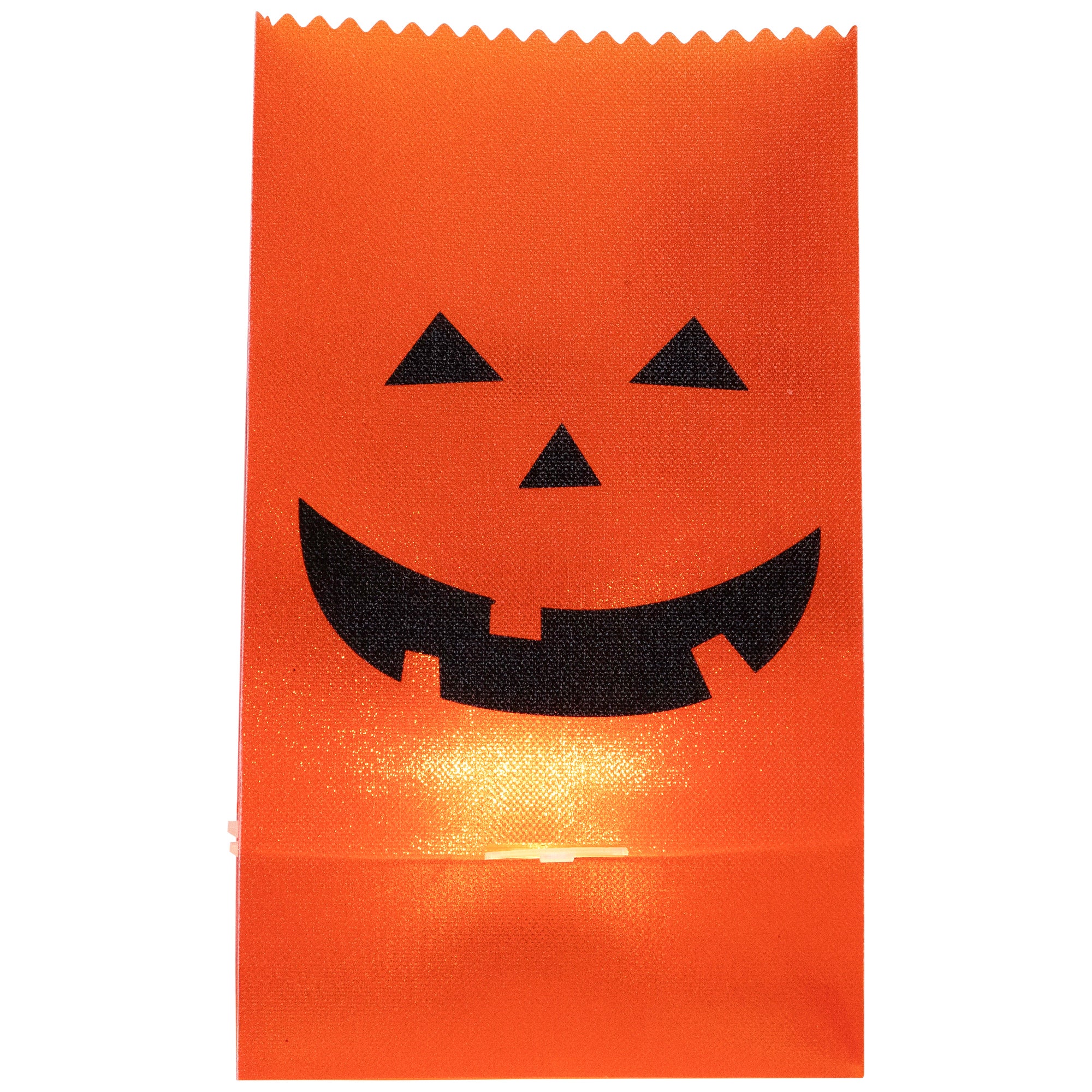 Set Of 3 Jack O' Lantern Halloween Luminary Pathway Markers - 5ft Wire