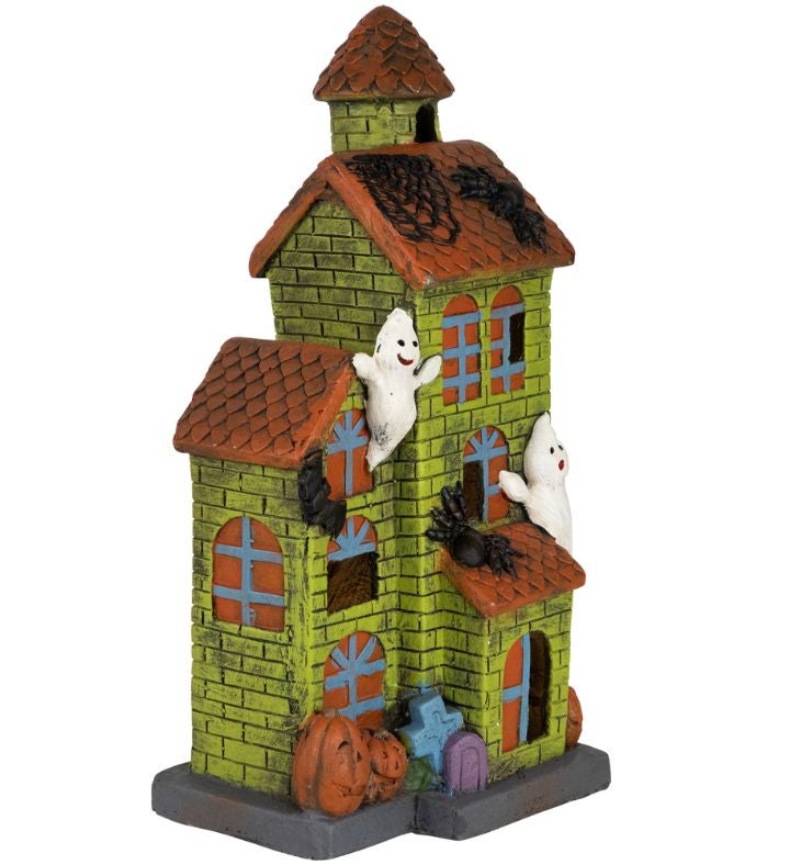 Led Lighted Ghostly Haunted House Halloween Decoration - 20"