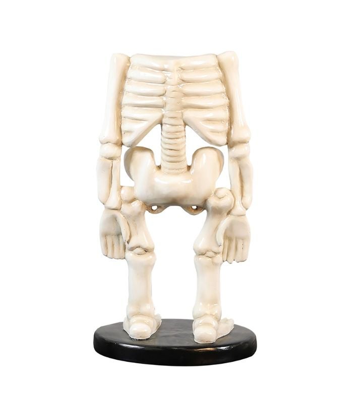 Skeleton Outdoor Halloween Decoration With Stand - 28"