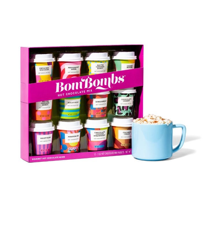 BomBombs Mini Hot Chocolate Mix Gift Set of 12