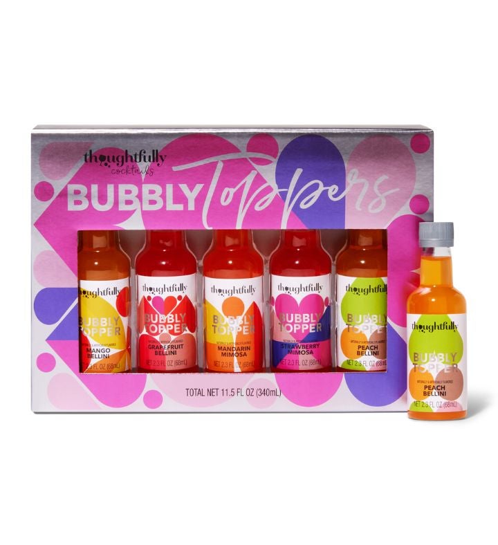 Bubbly Toppers Champagne Mixers Set Of 5 Marketplace 1800Flowers