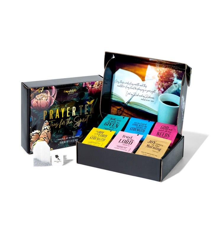 Christian Prayer Tea Gift Set with Bible Verses