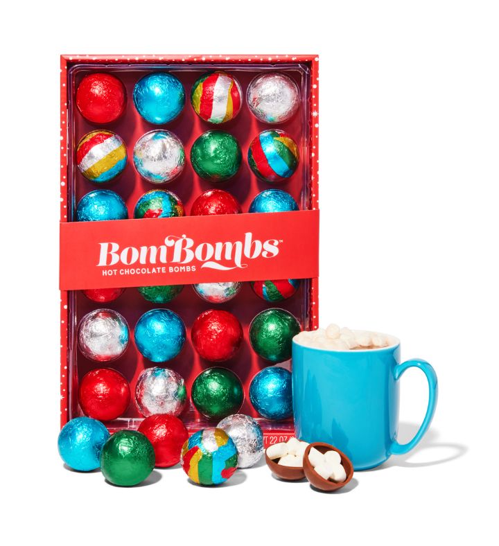 Bom Bombs Holiday Hot Chocolate Bombs, Set of 24