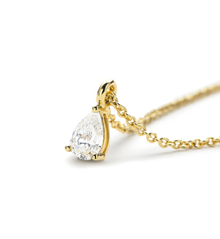 Delicate Solitaire Pendant - Elise Pendant