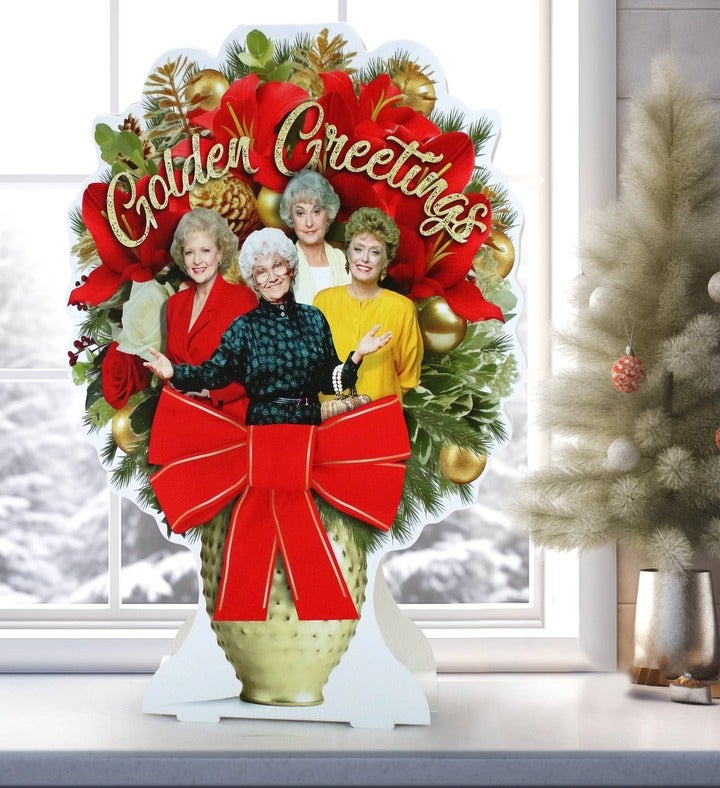 Golden Girls Holiday Cardboard Bouquet