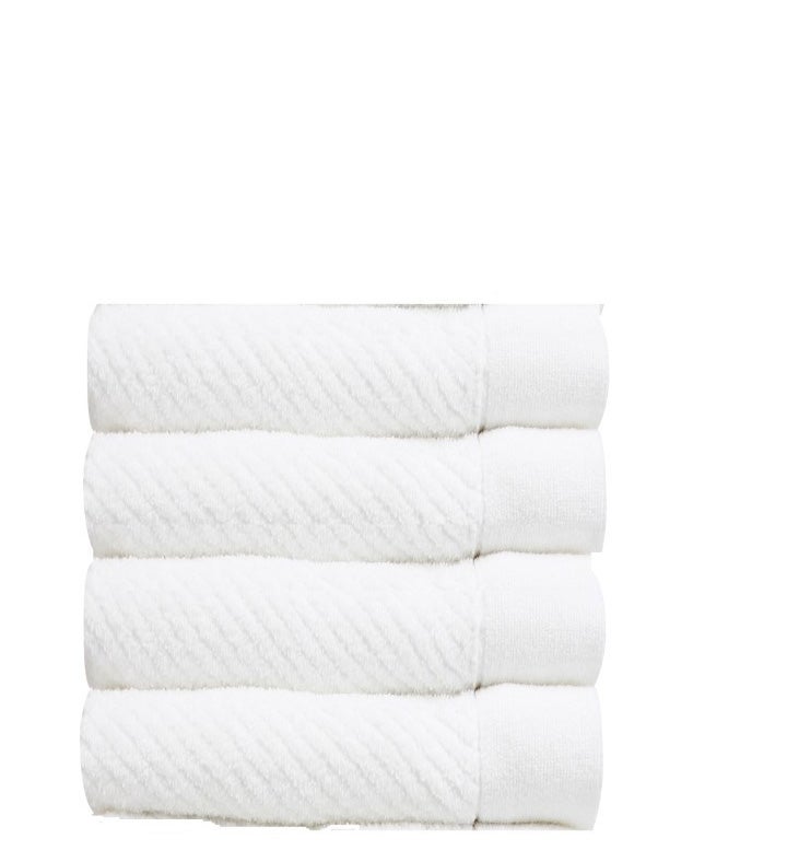 Tailored 4Pcs Set Hand Towel White | Marketplace | 1800Flowers