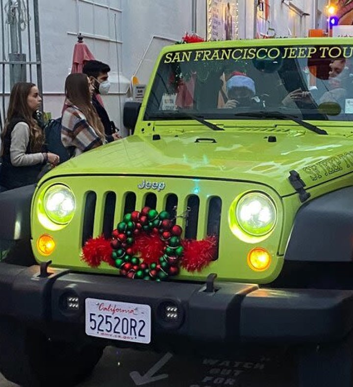 Private Holiday Lights jeep Tour For Up To 6 People - San Francisco
