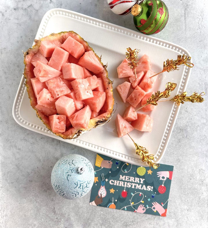 Merry Christmas Pinkglow Pink Pineapple Duo Exclusive Gift Box