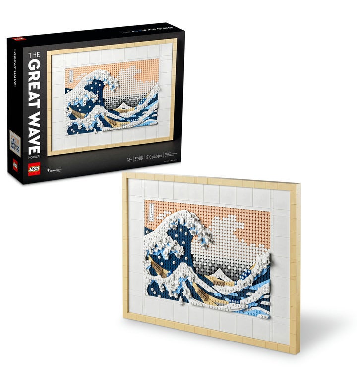 Lego Art Hokusai  The Great Wave 31208 Building Kit 1,810 Pieces