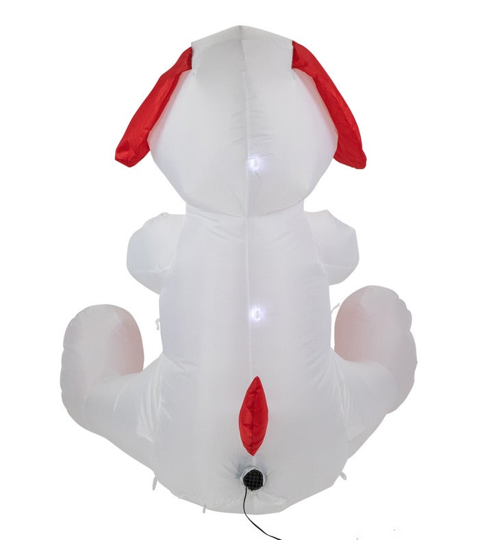 Led Lighted Inflatable Valentine's Day Doggie Outdoor Decoration - 4'