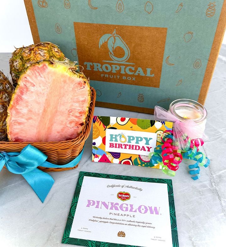 Happy Birthday pinkglow Pink Pineapple Duo Exclusive Gift Box