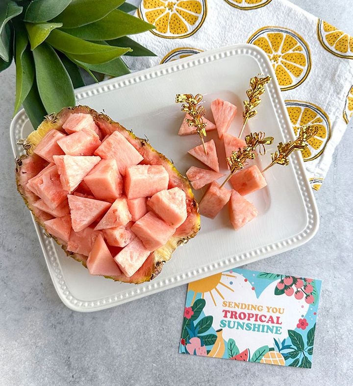 Sending You Tropical Sunshine Pinkglow Pink Pineapple Duo Exclusive Gift B