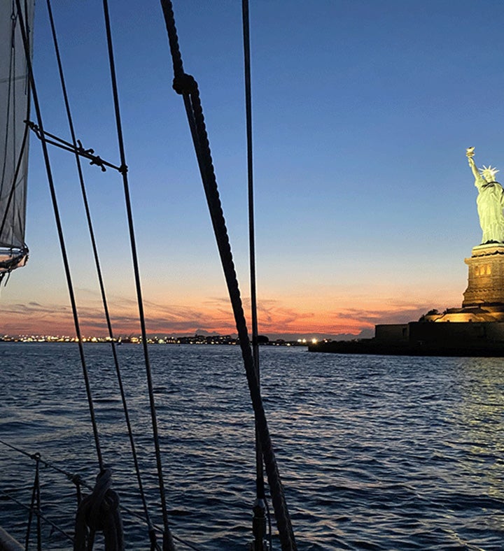 Nyc Sunset Sail Past Statue Of Liberty For Two