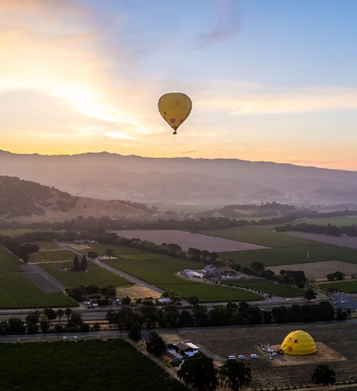 Napa Valley Hot Air Balloon Ride For Two - San Francisco