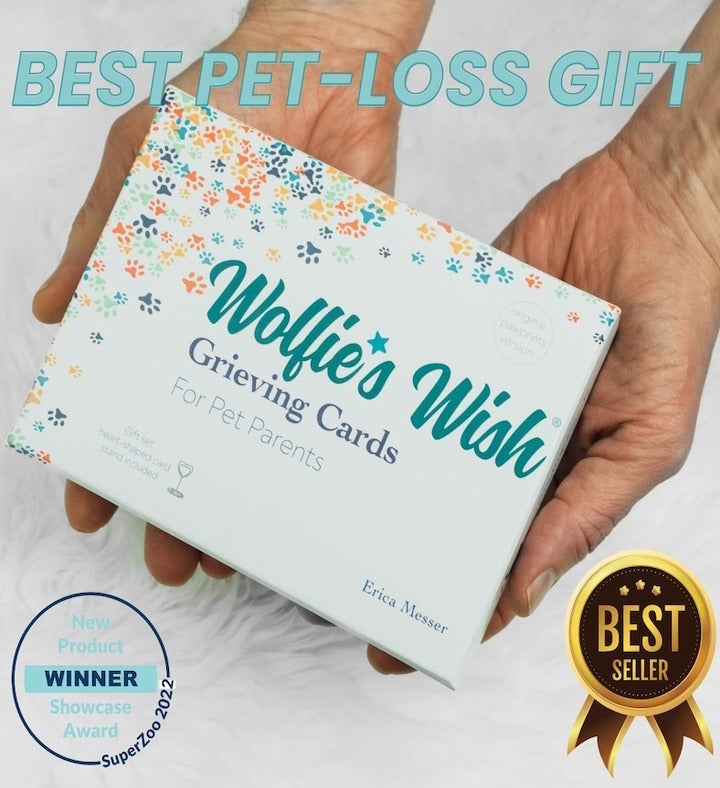 Gift Edition Wolfie's Wish Pet Loss Grieving Card Deck