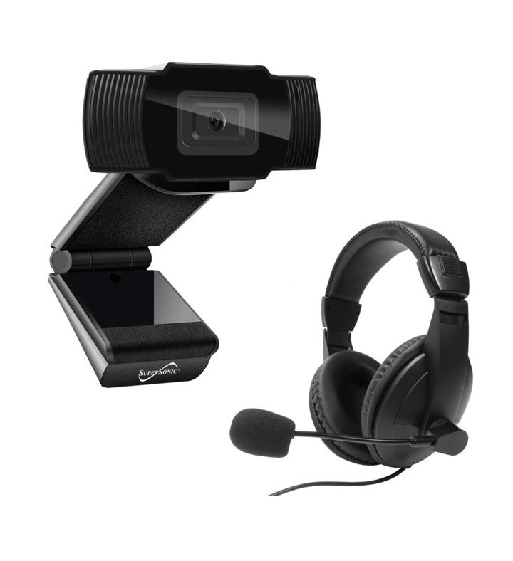 Supersonic Pro Hd Video Webcam With Headset
