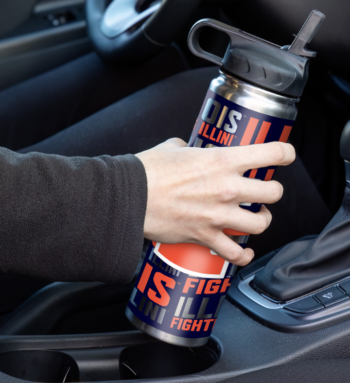 College  22oz Stainless Steel Tumbler With Lid