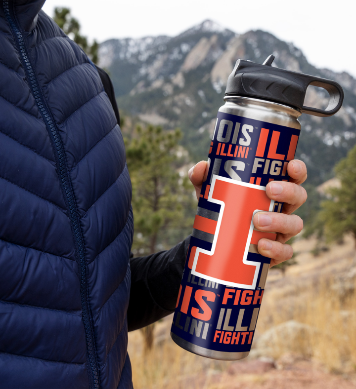 College  22oz Stainless Steel Tumbler With Lid
