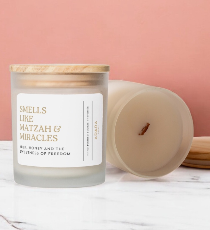 Smells Like Matzah & Miracles   Passover Scented Candle