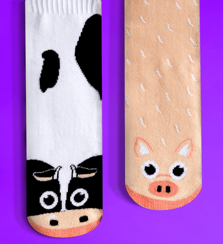 Cow & Pig Pals Socks