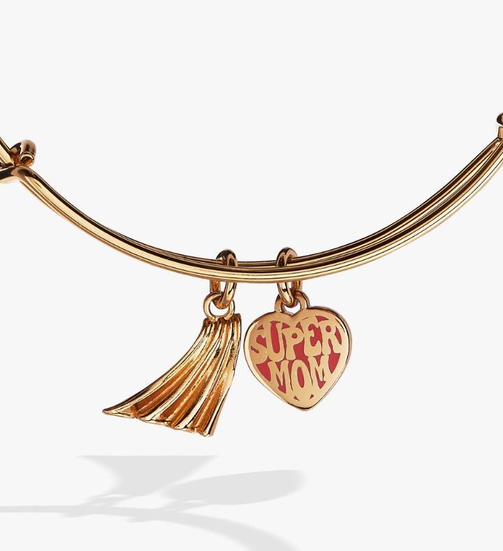 “super Mom” Duo-charm Bangle