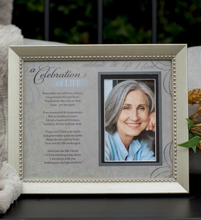Celebration Of Life Memorial Gift Set – Ornament, Frame And Comfort Blanket