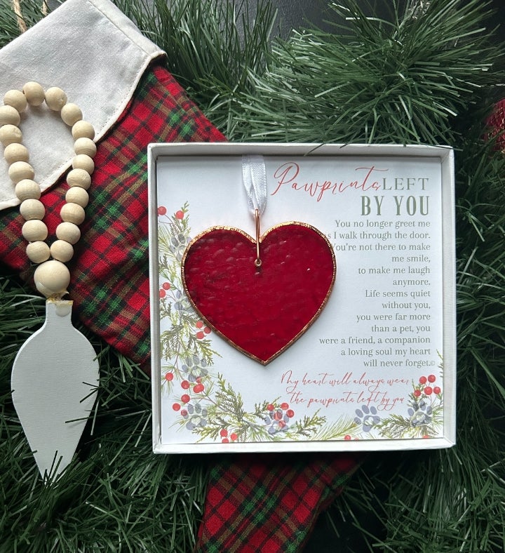 Pawprints Pet Loss Memorial Gift Set For Dog And Cat Bereavement