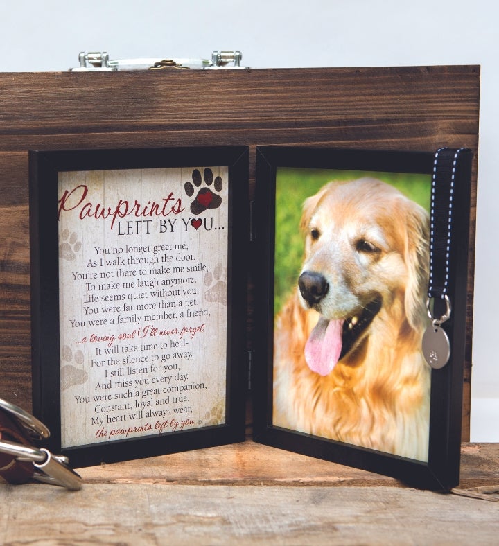 Pawprints Pet Loss Memorial Gift Set For Dog And Cat Bereavement