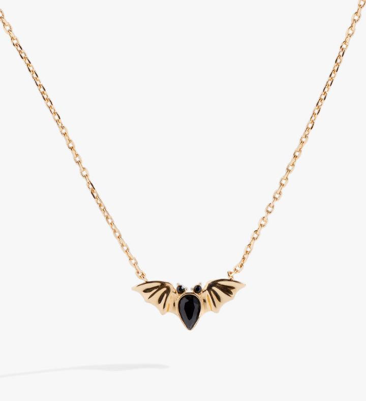 Crystal Bat Pendant
