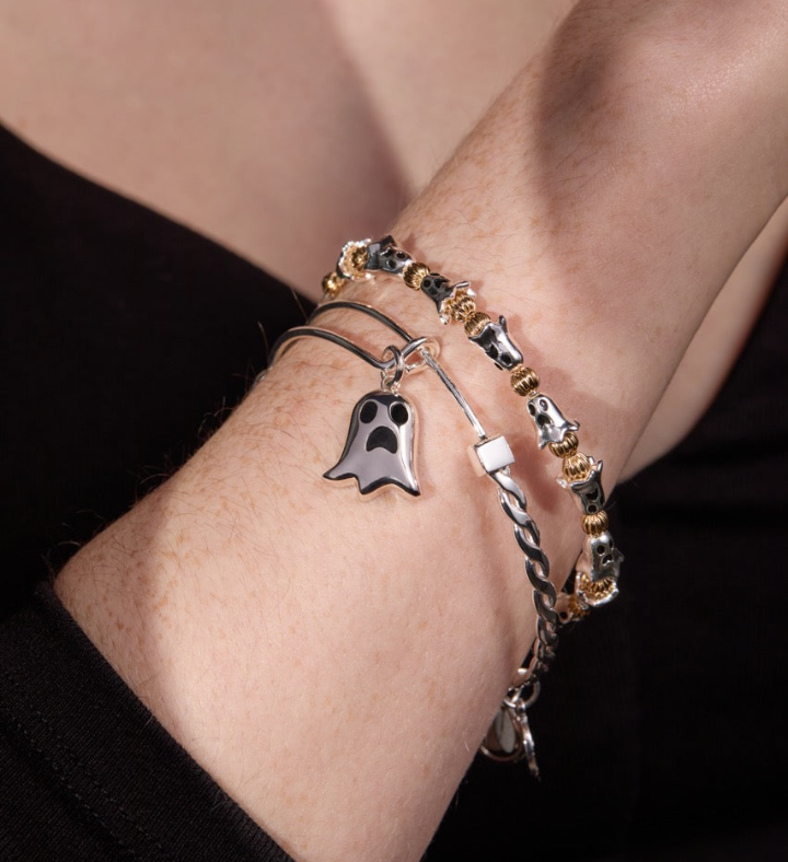 Ghost Beaded Bangle