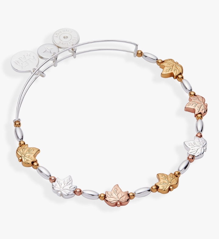 Woodland Falling Leaves Beaded Bangle