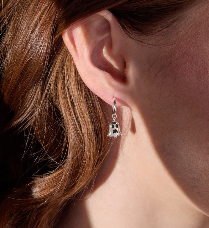 Ghost And Pumpkin Earring Set