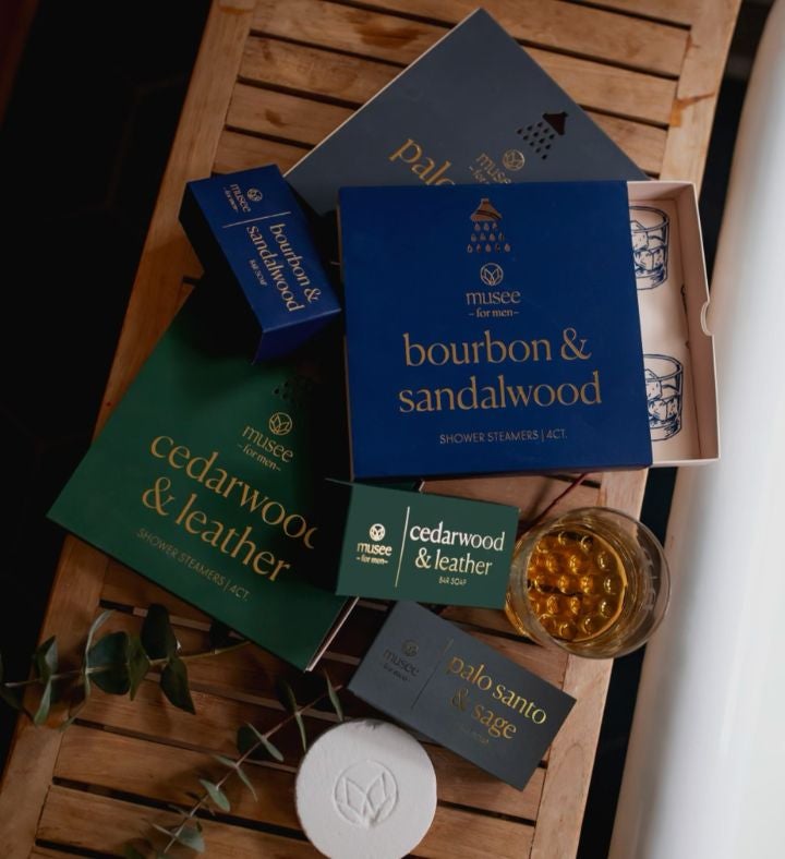 Bourbon And Sandalwood Shower Steamers