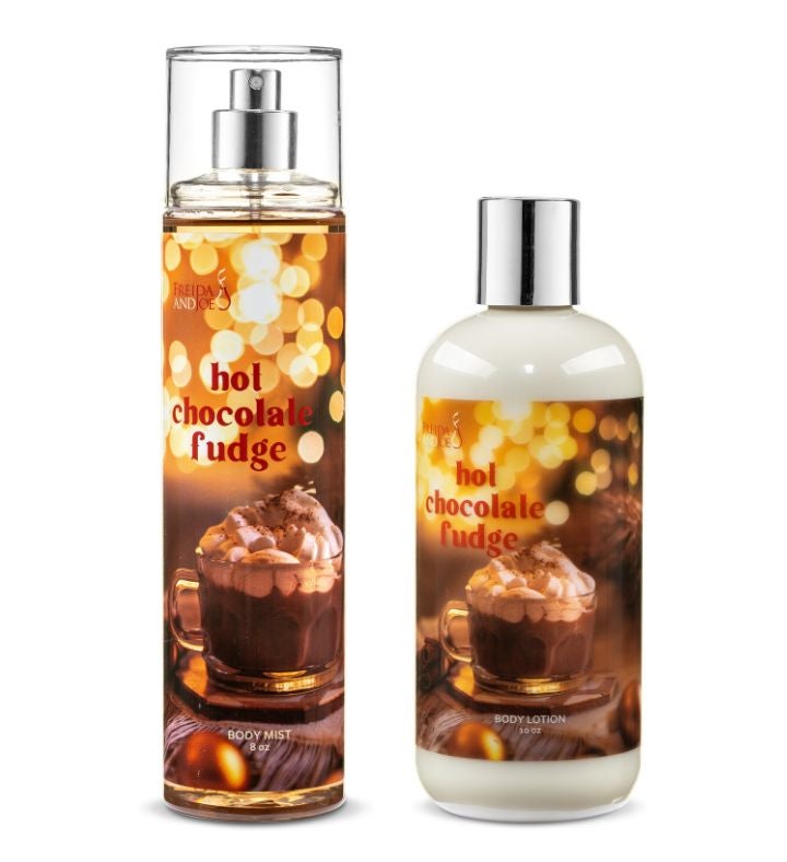 Hot Chocolate Fudge 10oz Body Lotion & 8oz Body Mist Spray Set