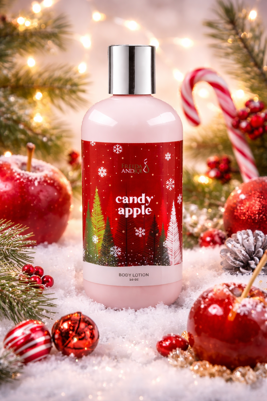 Winter Candy Apple Fragrance Body Lotion In 10oz Bottle