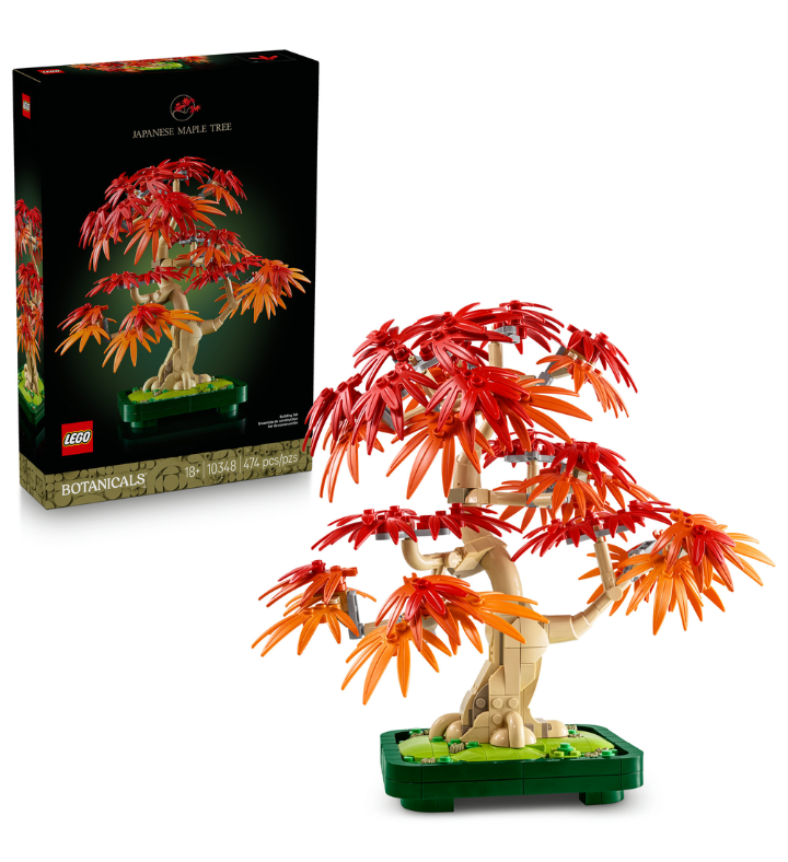 Lego Botanicals Japanese Red Maple Bonsai Tree Plant Decor 10348