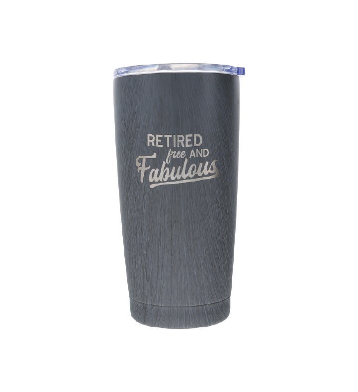 Retired Free And Fabulous Travel Mug