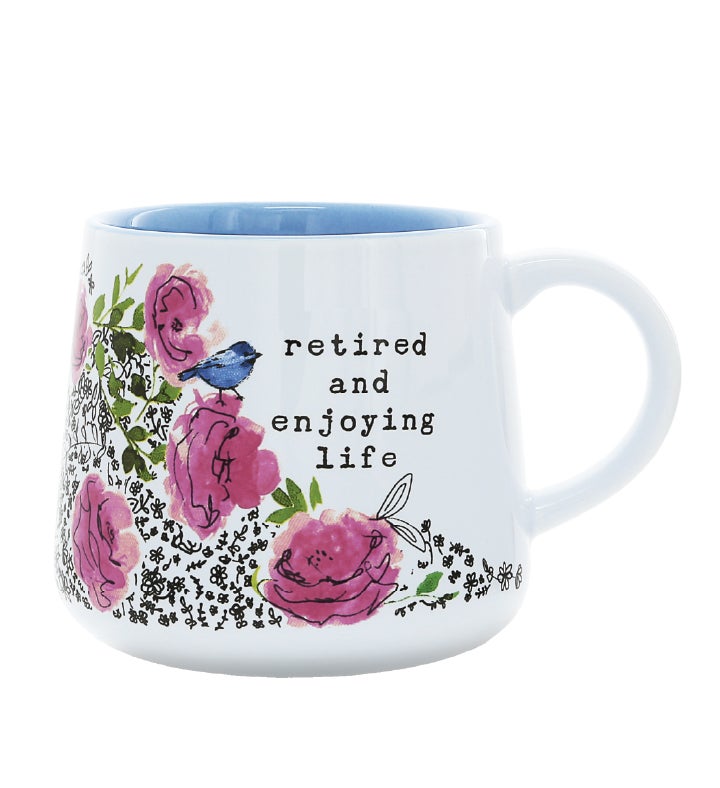 "Retired and Enjoying Life" Mug