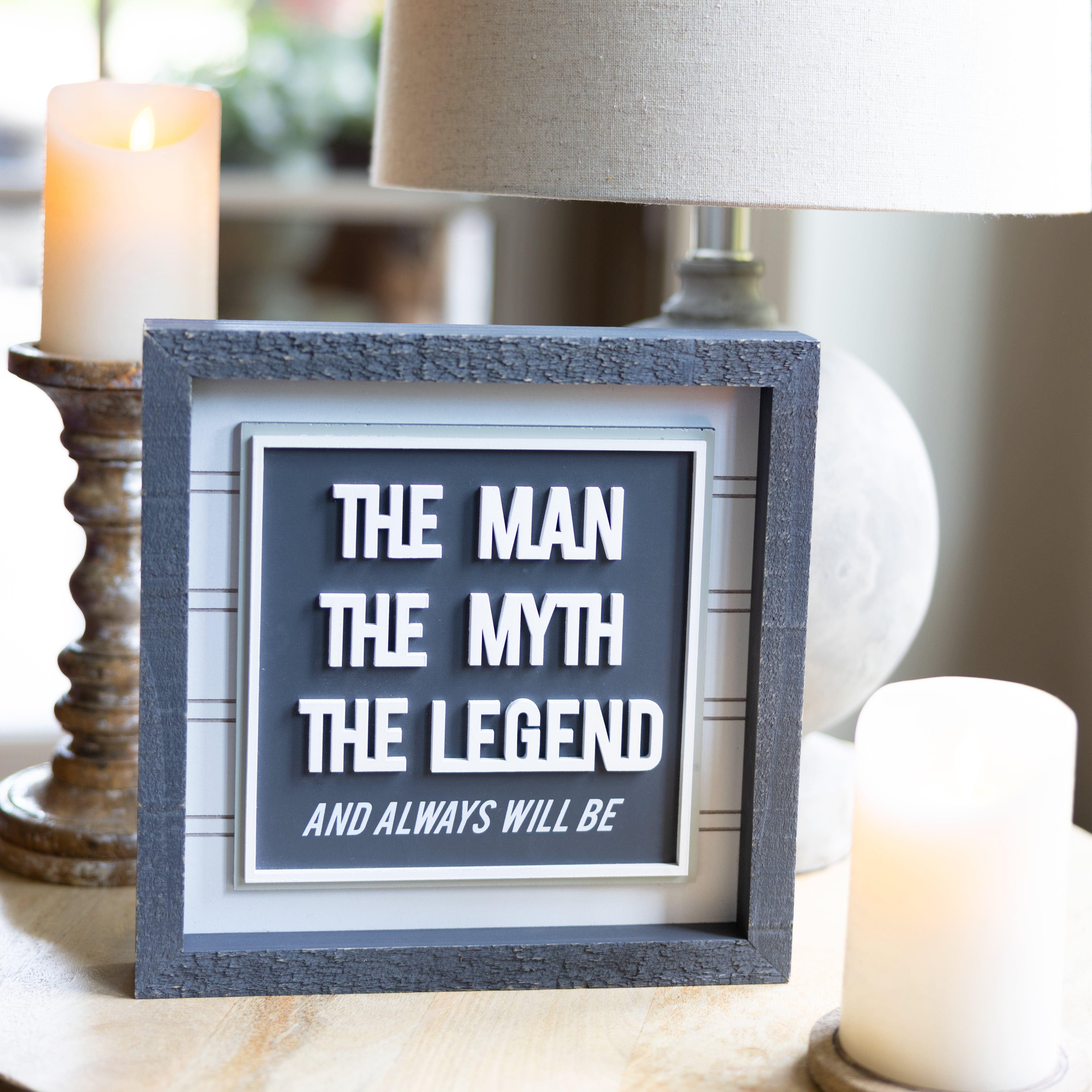 The Man The Myth The Legend Plaque
