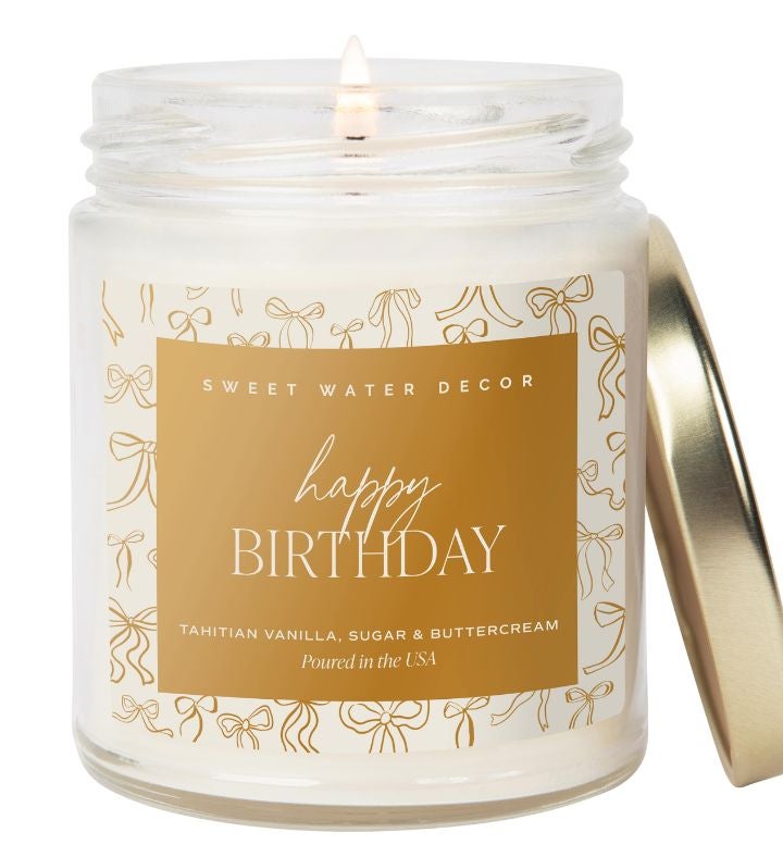 Happy Birthday 9 Oz Soy Candle