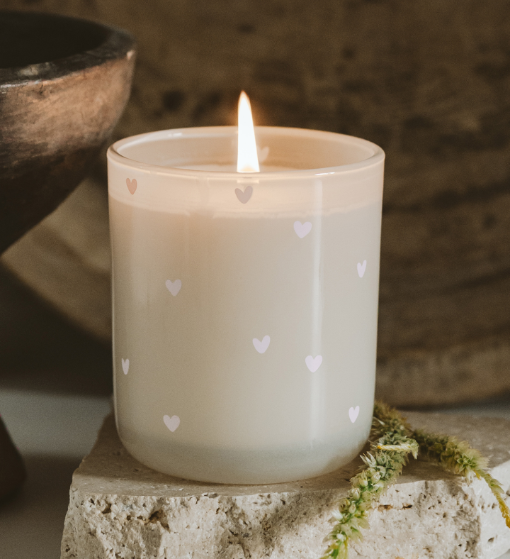 All Over Hearts 12 Oz Soy Candle