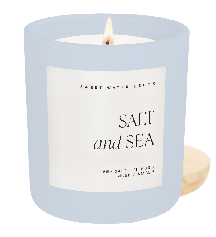 Salt And Sea 15 Oz Soy Candle