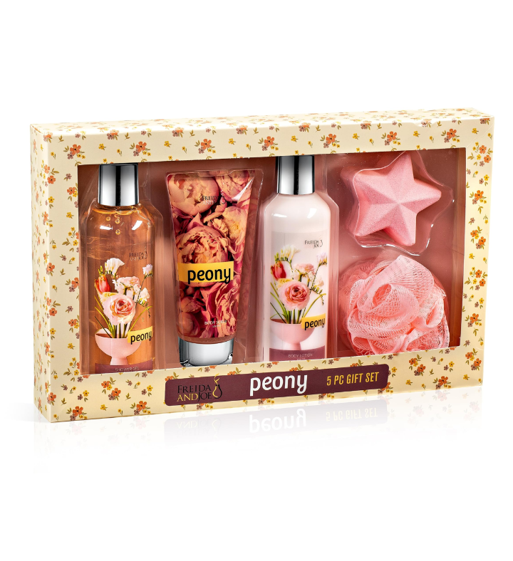 Peony Spa Gift Box – Elegant Mother's Day Spa Set