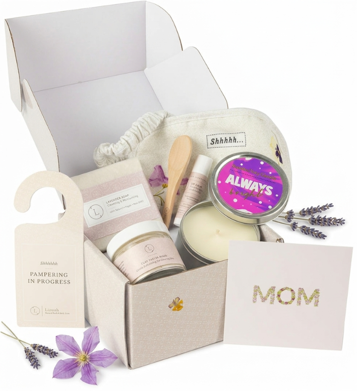 Natural Bath And Body Gift Set Thank You Gift Box